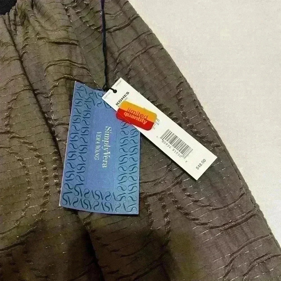 NWT Simply Vera Vera Wang Elastic Waist Lined Bubble Skirt Sz L - Picture 3 of 9